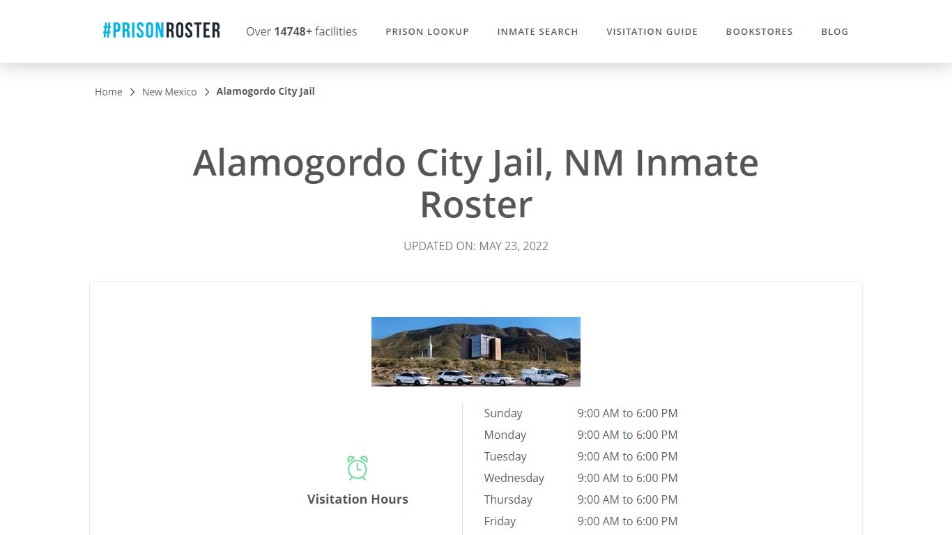 Alamogordo City Jail, NM Inmate Roster