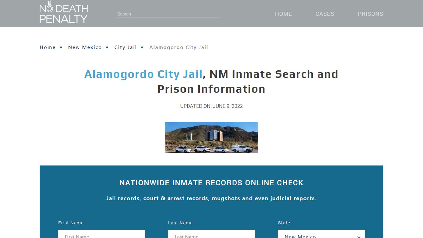Alamogordo City Jail, NM Inmate Search, Visitation, Phone ...