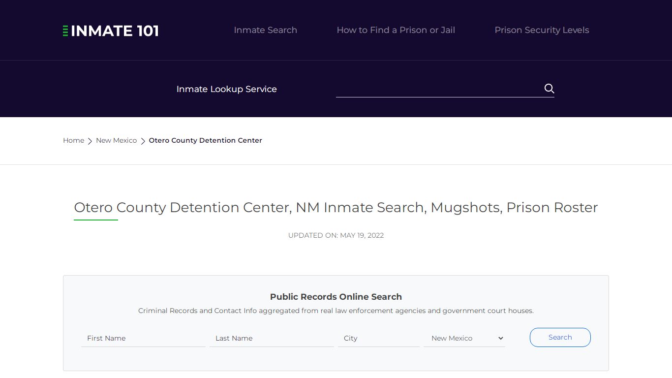 Otero County Detention Center, NM Inmate Search, Mugshots ...